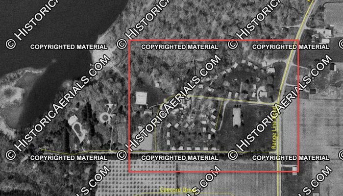 Pennellwood Resort - 1969 Aerial Photo